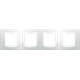 Рамка четырехместная белая Unica Basic MGU2.008.18
