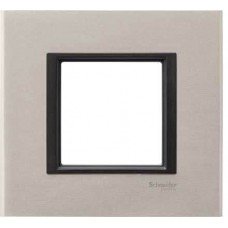 MGU68.002.7A2 Рамка 1-постова "місячний алюміній" Unica Class