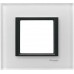 Рамка 1-постова "біле скло" Unica Class MGU68.002.7C2