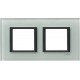Рамка 2-постовая матовое стекло Unica Class MGU68.004.7C3