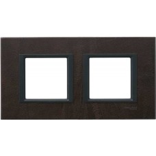 MGU68.004.7P2 Рамка 2-постова "шкіра трюфель" Unica Class