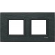 Рамка 2-постовая черный камень Unica Class MGU68.004.7Z1