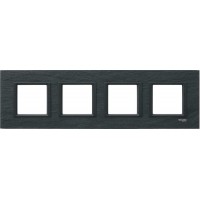 Рамка 4-постова "чорний камінь" Unica Class MGU68.008.7Z1