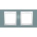 MGU6.004.873 Рамка 2-местная Unica Plus. Цвет Синий