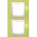 MGU6.004V.563 Рамка 2-местная Unica Plus. Цвет Зелёное яблоко
