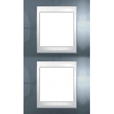 MGU6.004V.854 Рамка 2-местная Unica Plus. Цвет Голубой лед