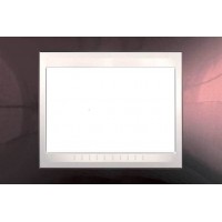 Рамка 3-модульная Итальянский дизайн Unica Plus. Цвет Терракотовый MGU6.103.551