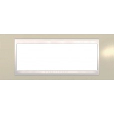 MGU6.106.567 Рамка 6-модульна Італійський дизайн Unica Plus. Колір Піщаний