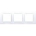 Рамка 3-местная Unica Quadro. Цвет Белый MGU2.706.18