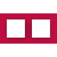 Рамка двомісна Unica Quadro. Колір Lipstick MGU4.704.27