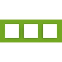 Рамка трехместная Unica Quadro. Цвет Bio MGU4.706.28 Рамка трехместная Unica Quadro. Цвет Bio MGU4.706.28