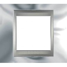 Рамка одноместная Unica Top. Цвет Блестящий хром/Алюминий MGU66.002.010