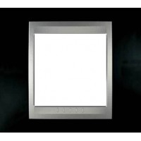 Рамка одноместная Unica Top. Цвет Черный родий/Алюминий MGU66.002.093 Рамка одноместная Unica Top. Цвет Черный родий/Алюминий MGU66.002.093