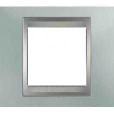 Рамка 1-местная Unica Top. Цвет Изумрудный/Алюминий MGU66.002.094