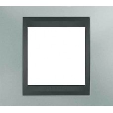 Рамка 1-местная Unica Top. Цвет Изумрудный/Графит MGU66.002.294