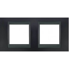 Рамка 2-местная Unica Top. Цвет Металлик/Графит MGU66.004.297