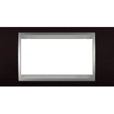 Рамка 4-модульная Итальянский дизайн Unica Top. Цвет Венге/Алюминий MGU66.104.0M3