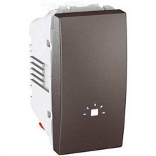 MGU3.106.12L Одноклавишный кнопочный выключатель, символ "свет" Unica 10А