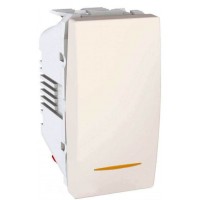 Выключатель одноклавишный с контрольной подсветкой 10А серия Unica MGU3.101.25S