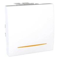 Выключатель одноклавишный с контрольной подсветкой 10А серия Unica MGU3.201.18S