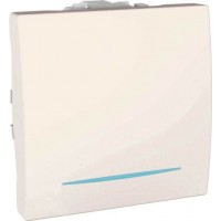 Переключатель одноклавишный с индикационной подсветкой Unica 16А MGU3.263.25N