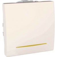 Выключатель одноклавишный с контрольной подсветкой 10А серия Unica MGU3.201.25S