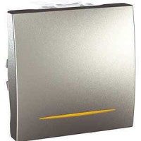 Выключатель одноклавишный с контрольной подсветкой 10А серия Unica MGU3.201.30S