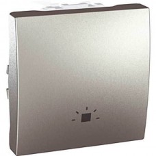 MGU3.206.30L Одноклавишный кнопочный выключатель, символ "свет" Unica 10А