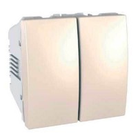 Перемикач двоклавішний 10А серія Unica MGU3.213.25