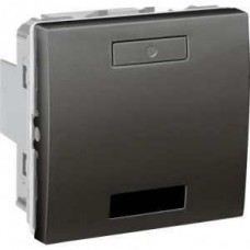 Выключатель KNX с LED индикатором и ИК приемником 2-кнопочный серия Unica MGU5.532.12
