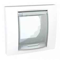 Рамка з кришкою та супортом зі ступенем захисту IP44 Unica MGU61.002.18