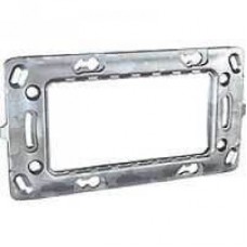 Суппорт чотирьохмодульний для італійського дизайну метал Unica MGU7.104