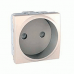 Розетка без заземления со шторками серия Unica MGU3.033.25