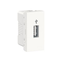 ⚡USB-коннектор 1 модуль Unica New белый (NU342918)