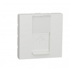 ⚡Розетка комп'ютерна RJ45, категорії 5 STP, 2 модуля Unica New белая (NU341318)