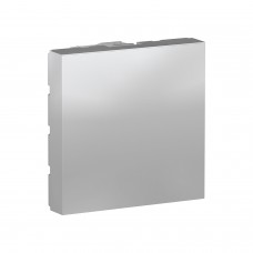⚡Заглушка 45х45 Schneider Electric серії Unica New алюміній (NU986630)