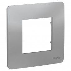 Рамка 1-постова Unica New алюміній (NU200230)