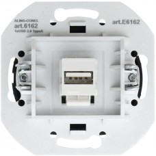 USB-розетка Aling Conel серії EON. Колір "Чорний" (E6162.E1)