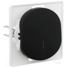 Выключатель с подсветкой Aling Conel серии EON. Цвет "Черный" (E625.E1)