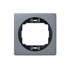 Рамка одинарная Aling Conel серии EON. Цвет Античный с черной вставкой (E6801.S1E)