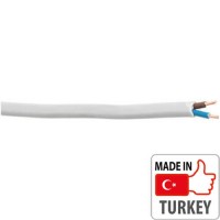 Кабель монолитный (плоский) Borsan ВВГ-п 2х2,5 (YNY 2.25)