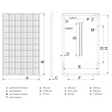Солнечная батарея C&T Solar 260 Вт, 24 В поликристаллическая (СT60260-P)