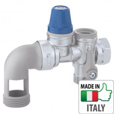 Горизонтальный запобіжний клапан Caleffi 3/4" для водонагрівача