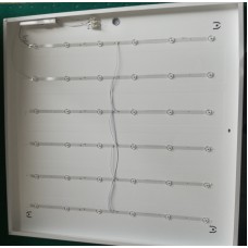 Стельовий LED світильник з драйвером LED 40W опал матовий рівномірне світло