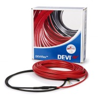 ⚡Нагрівальний кабель двожильний DEVIflex 10T, 0.5...0.6м², 80Вт, 8м.п, 10Вт\м.п. (140F1218)