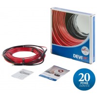 ⚡Нагревательный кабель двухжильный DEVIcomfort 10T, 1.9...2.2м², 300Вт, 30м.п, 10Вт\м.п. (87101104)