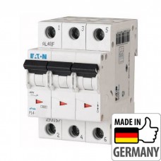 Автоматичний вимикач PL4 Eaton, 25А, 3-полюсний PL4-B25/3