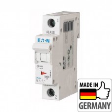 Автоматический выключатель PL7 Eaton, 1А, 1-полюсный + нейтраль PL7-C1/1N 
