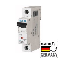 ⚡Автоматический выключатель Eaton PL7-C40/1, 40А, 1P, C, 10кА (262708)