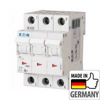 ⚡Автоматический выключатель Eaton PL7-B50/3, 50А, 3P, B, 10кА (263400)